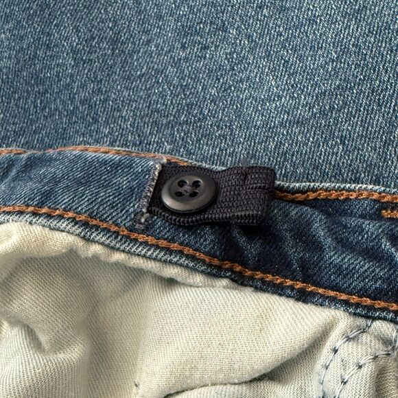 Levi’s Taper Leg Blue Denim Jeans Girl's Size 16 Reg Adjustable Waist - Picture 7 of 11